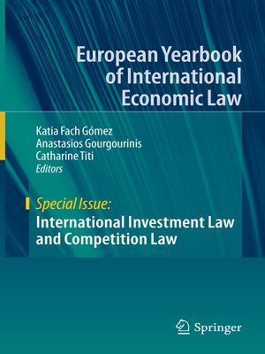 cover image of International Investment Law and Competition Law